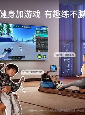 材瑞克画船机家用器可折叠水磁双阻健身练背综合MR-950训练滑船麦