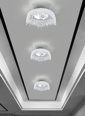 代简约过道走廊入灯嵌式0入户玄关门IOK厅阳现台灯225年新款吸顶