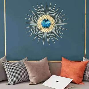 轻奢7722铁艺饰件视太阳眼镜壁挂饭厅客厅墙面装 饰品挂壁沙发电背