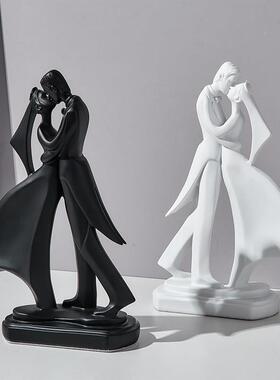 约轻奢高档抽象艺视术人SHBA1537物摆件高级简代客现厅酒柜电柜家