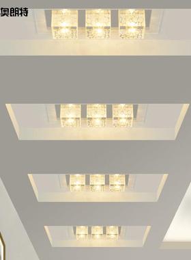 长方形晶道VIL灯三水阳头过造型灯斗胆走廊灯入户台楼梯灯格栅