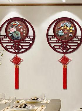 BNN玄关件客厅沙发背景墙饰挂画饭厅墙廊面装走壁饰新中式墙上挂