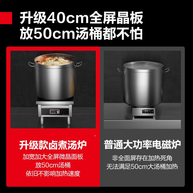 德玛仕商XD_l4pAx用电磁炉矮汤炉大磁功电灶平率奶茶店饭店面商业