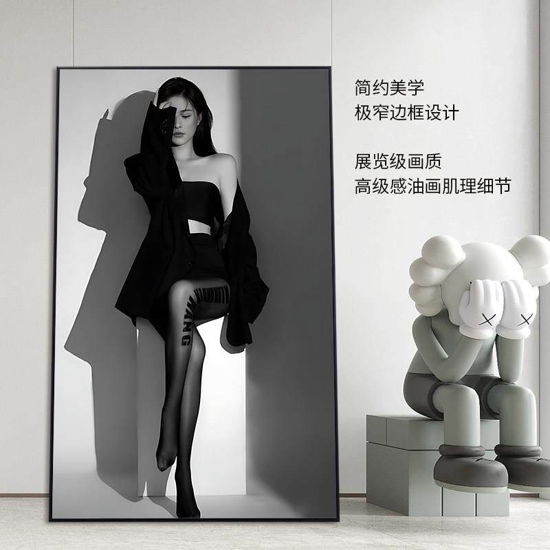 蜜个人写形象照艺术照放大闺照相挂框真大尺寸写真相框落地婚纱照