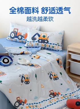 4958wfv空调被ins全棉夏凉被机水洗可夏风洗被夏季薄款被芯云画