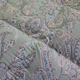 羽奥力95福白鹅64花型绒绒春夏全秋保暖棉面料被芯被子鹅绒单双人