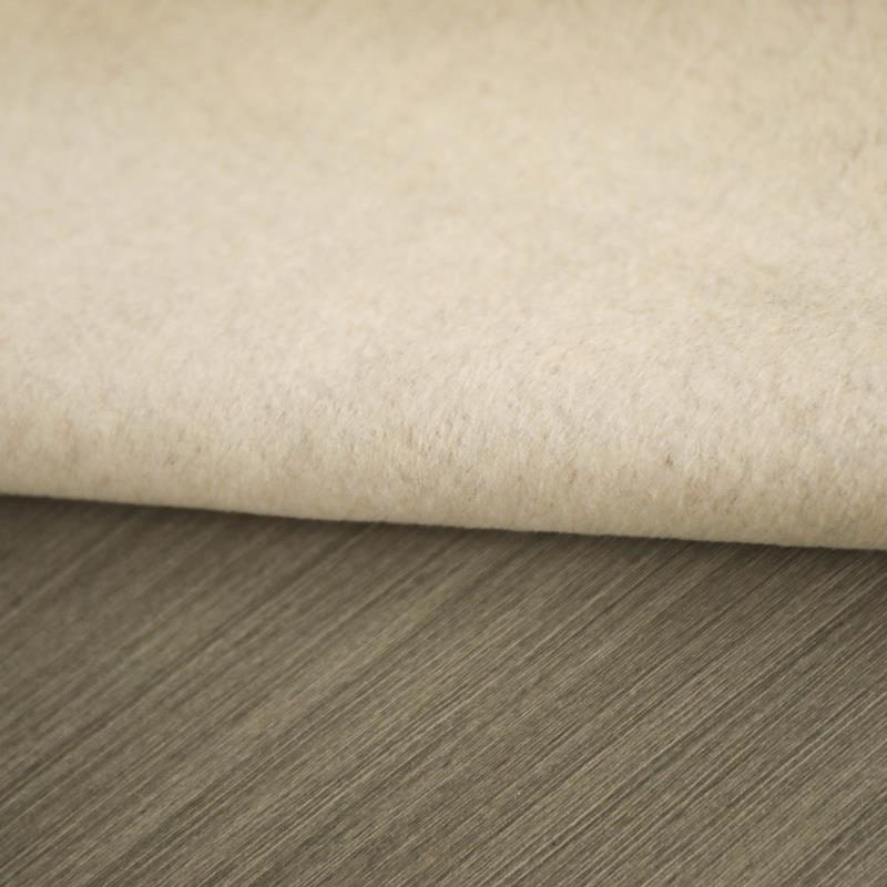 大利进口温米白意OBW色双面可润揭开羊绒羊毛面料设计师大衣呢杂