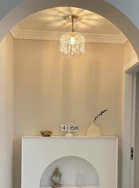 现代简约创过意水晶走廊灯道灯吸RAI顶灯阳玄关厅入门户灯衣帽间