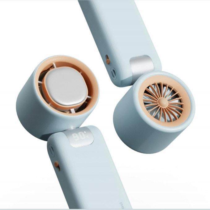 高速制冷手风持风扇充30586电静大量随身携带挂脖迷你叠折冰音敷,居家日用,迷你风扇,淘宝优惠券,粉丝福利购,淘宝优惠卷