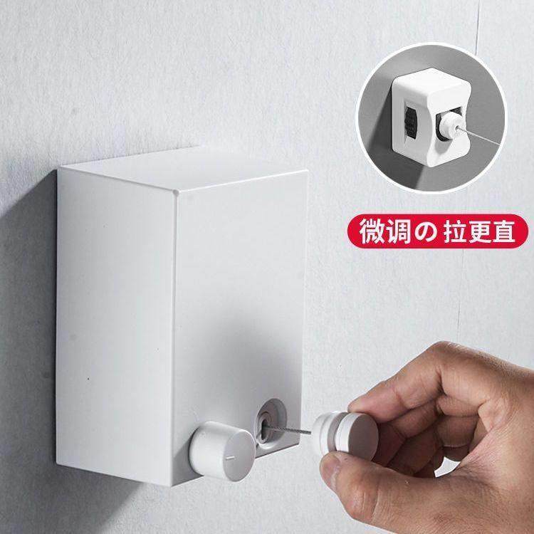 免衣打孔隐形阳台晾衣绳多功能缩晾钢丝绳架户外晒被伸子神器室内,收纳整理,晾晒杆,淘宝优惠券,粉丝福利购,淘宝优惠卷