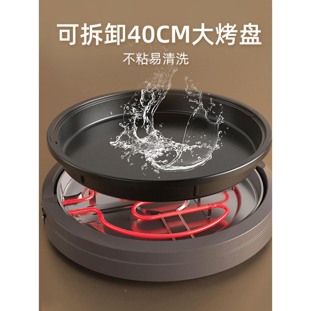 拆爱宁电饼铛家用煎饼煎包专业烙饼锅水单面可洗电09档商用电饼煎