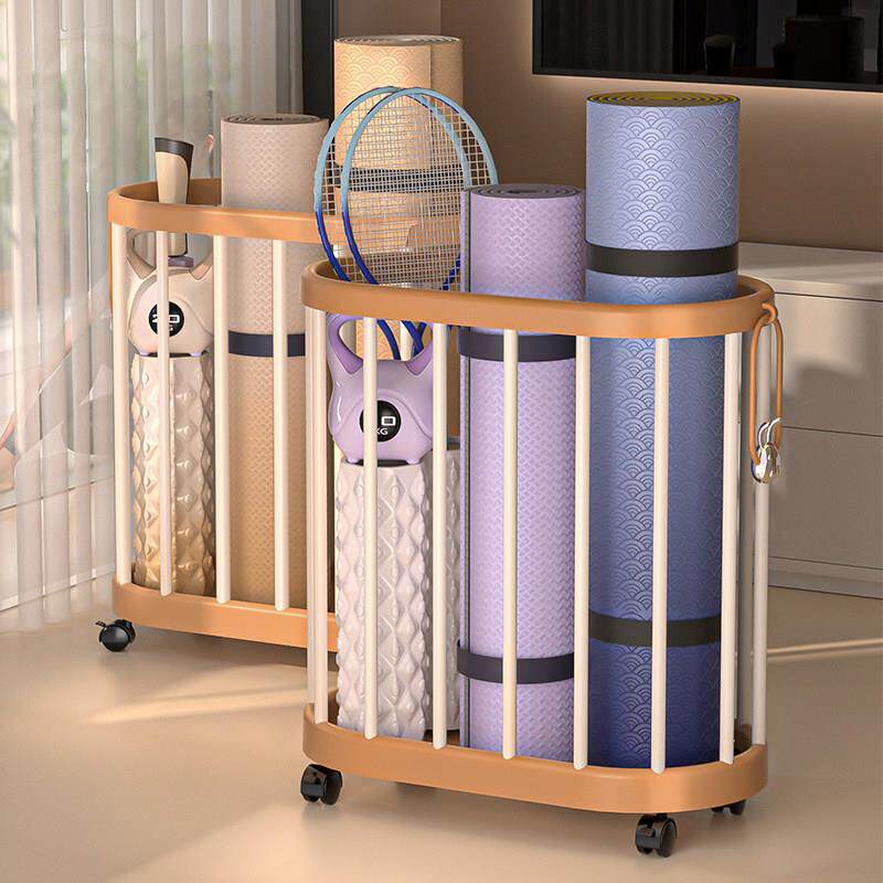 健器材垫置物架中古风收家用篮球类动身体育运用品收纳神器瑜珈收