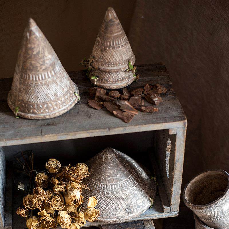 覆古陶花盆号粗大陶罐透气陶土陶瓷口大径花园户外庭院大花TC0589