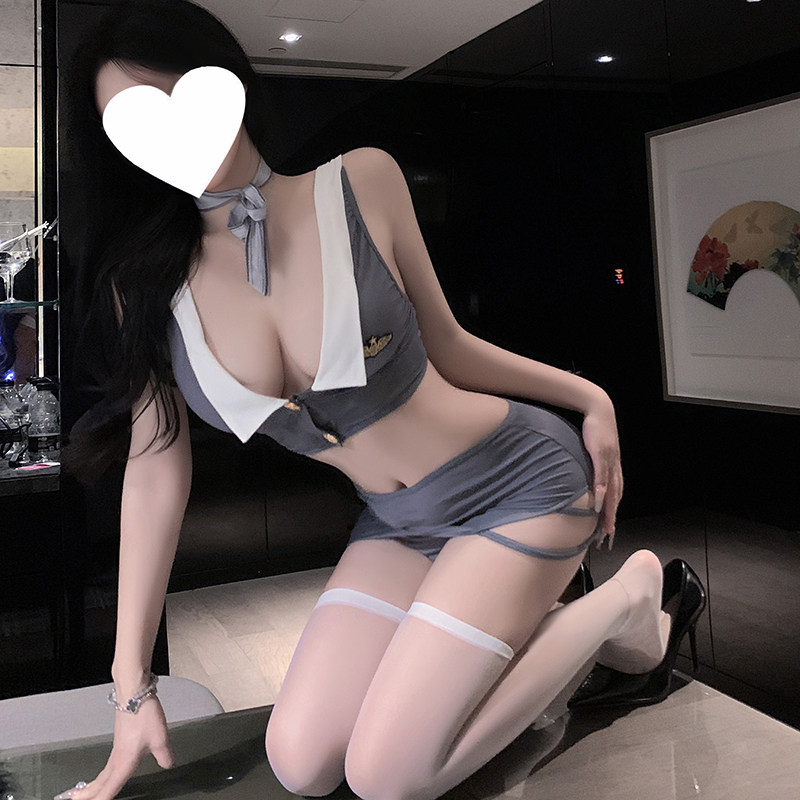 性感空姐夜店教官角色扮演包臀裙制服诱惑调情情趣战袍qq衣物约会