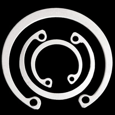 304不锈钢孔用弹性挡圈内卡卡簧轴承孔用C型卡环孔卡国标Φ8-150