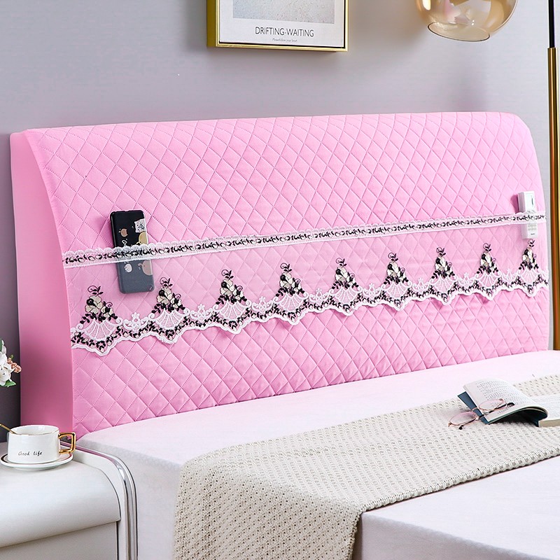 新款全包床头罩卧室m简约现代床头靠背套实木软包床头通用防尘罩