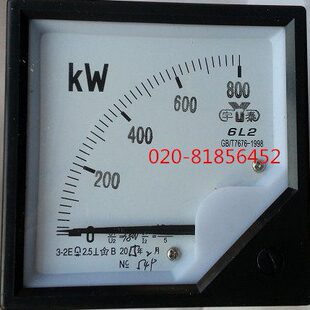有功功率表6L2-800KW 1200/5A 380V 6L2-W 安装式电表