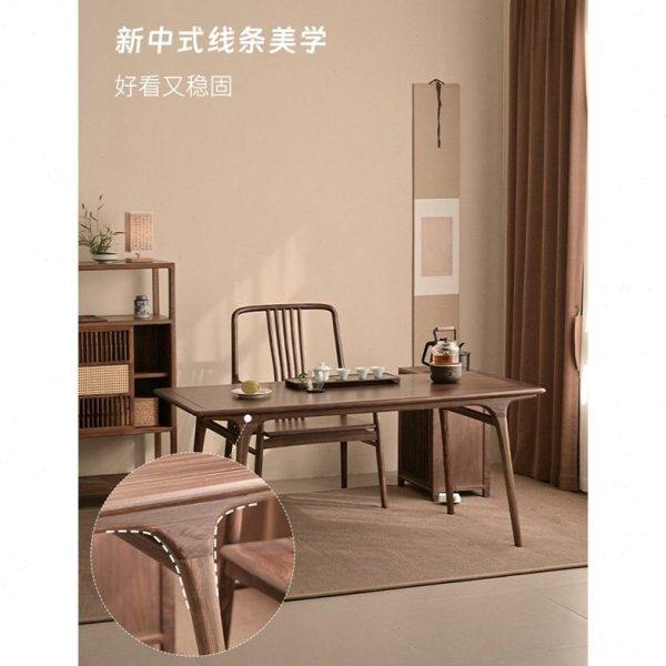 非洲加蓬乌金木新中式茶桌椅组合实木老板家用一体公室客厅茶台,商业/办公家具,茶台/茶桌,淘宝优惠券,粉丝福利购,淘宝优惠卷