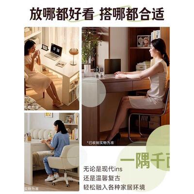 实木转角书桌房书架一体靠墙习家桌学用写字桌小户ROE型书电脑办