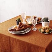 ins风法桌亚麻长方形小布桌轻奢高级感拍照SPW餐桌布宿舍文艺式 书