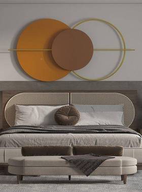 北欧极简轻发奢金客属铁艺壁饰卧墙室墙面壁挂厅沙背景上装yjs302