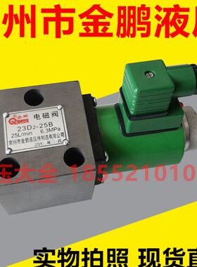常州市金鹏液压 22D2 23D2 24D2 25D2-10B 25B 63B 电磁阀