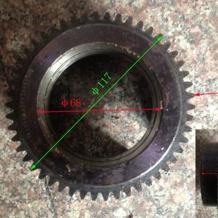 CA6140车床配件 Z50 2028 M2.25 φ68 离合齿轮 沈阳机床厂