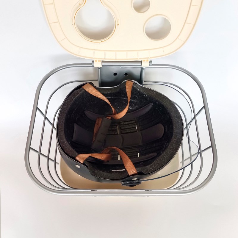 适配九号电动车车筐/车篮Q30C/Q80C/Q85C/Q90/QzMIX带盖储物筐