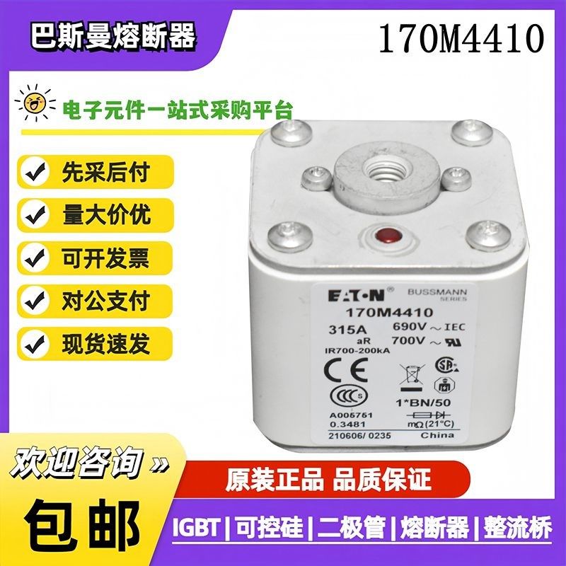 巴斯曼熔断器保险丝 170M1311 170M5456 170M4410 6466 6414 询价