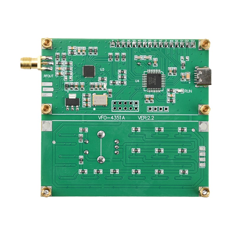 35Mhz-4400Mhz射频信号发生器Adf4351信号源模块C型接口