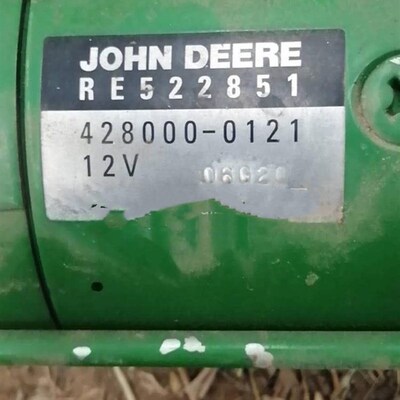 约翰迪尔7400青储收割机起动机RwE522851起动机428000-0121起动机