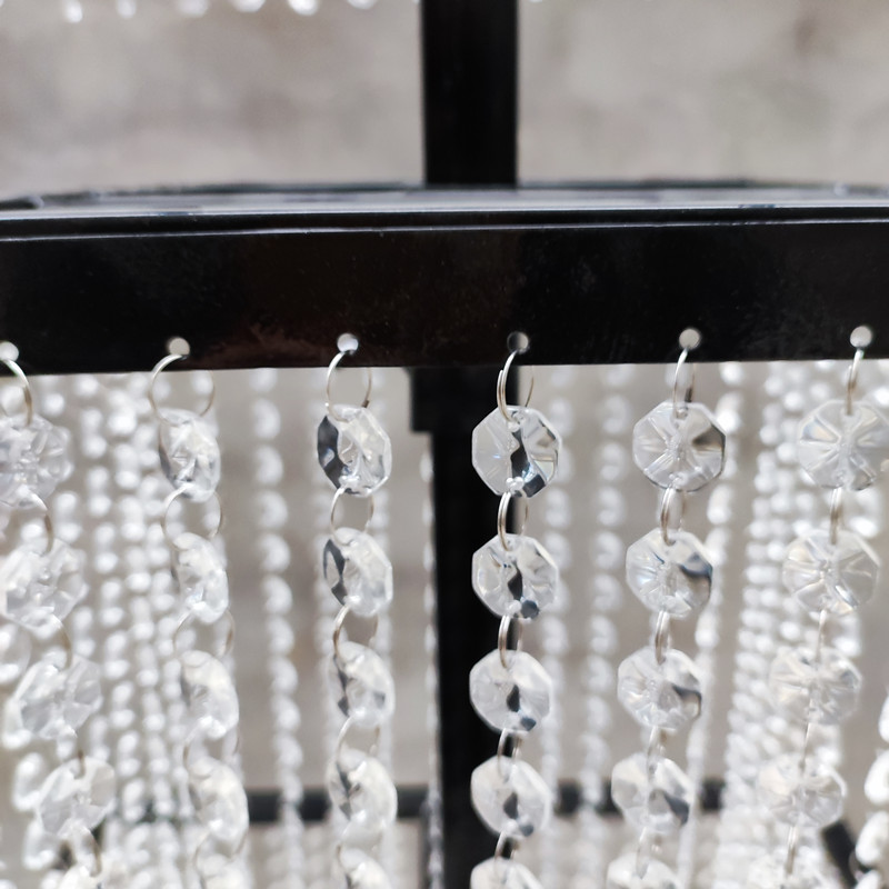 新款婚庆铁艺道具昭华水晶路引韩式婚礼装饰婚礼堂摆件交接区支架