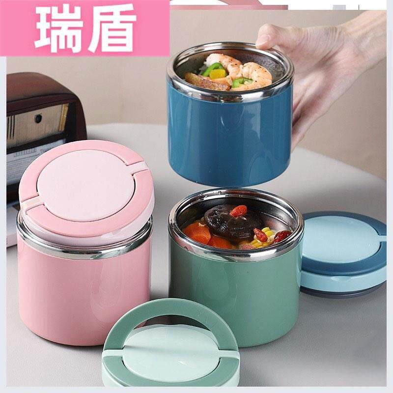长保温饭盒桶可携式手提汤杯上班棠懈汤罐大容超量粥杯密封不族锈
