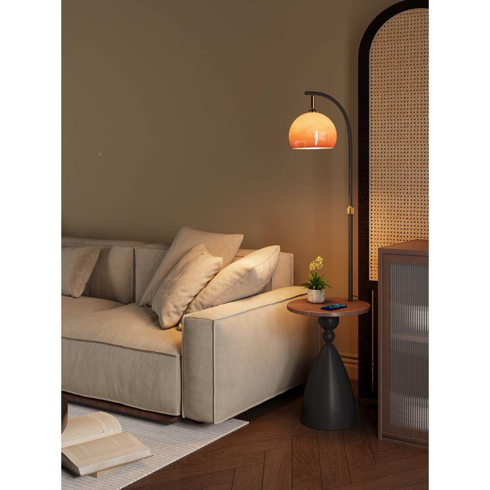 法式古风落地灯卧室子茹客厅沙发旁边置中床物氛架一体头台灯围感