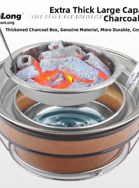 日式烤山葵烤肉炉子陶商用第代可RBF水洗土泥炉四碳烤炉肉店烧烤