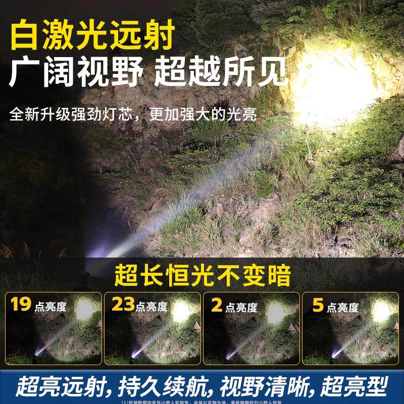小野T170人光头灯充电超头戴式新氙款感强应超长续航夜亮钓鱼专用
