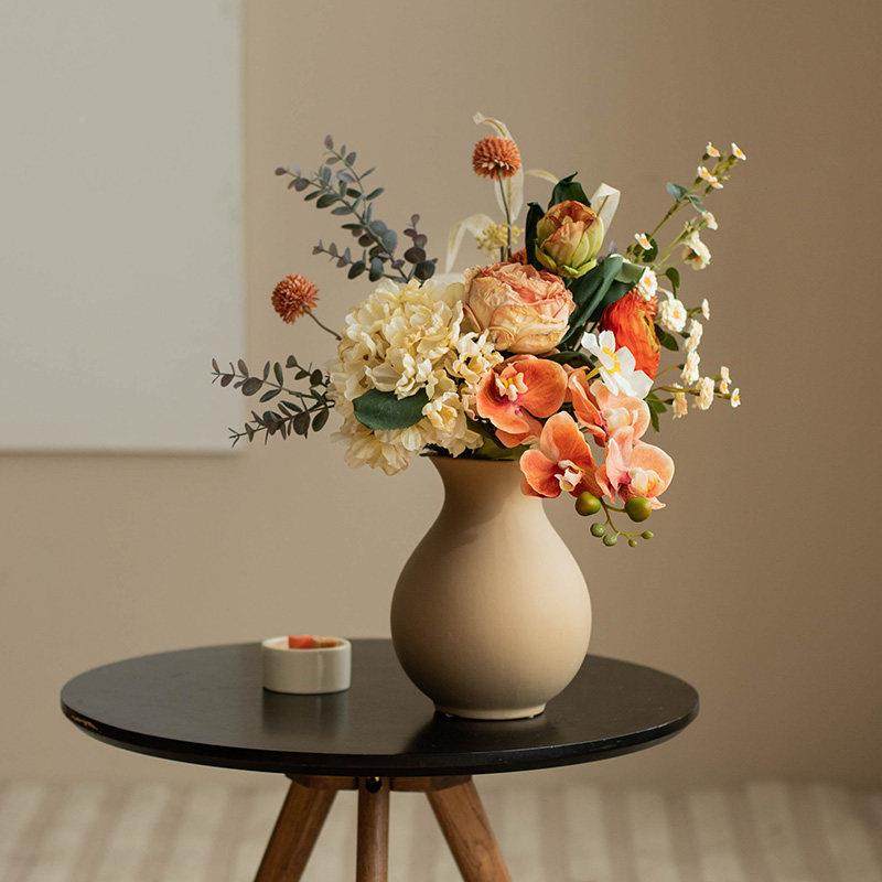 法式轻奢nszx.ban风端真花摆件饰厅花束假花客摆设蝴蝶兰餐桌装花,家居饰品,仿真花/假花,淘宝优惠券,粉丝福利购,淘宝优惠卷