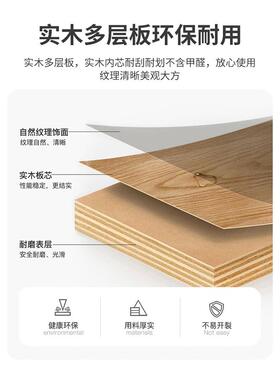 书桌书柜一木体用约学习桌写字桌现WXC代家简实轻奢双人办公桌电