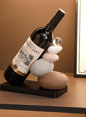 时来运转红酒架酒柜摆件客厅24717时高级餐边电视柜红礼酒托 托家