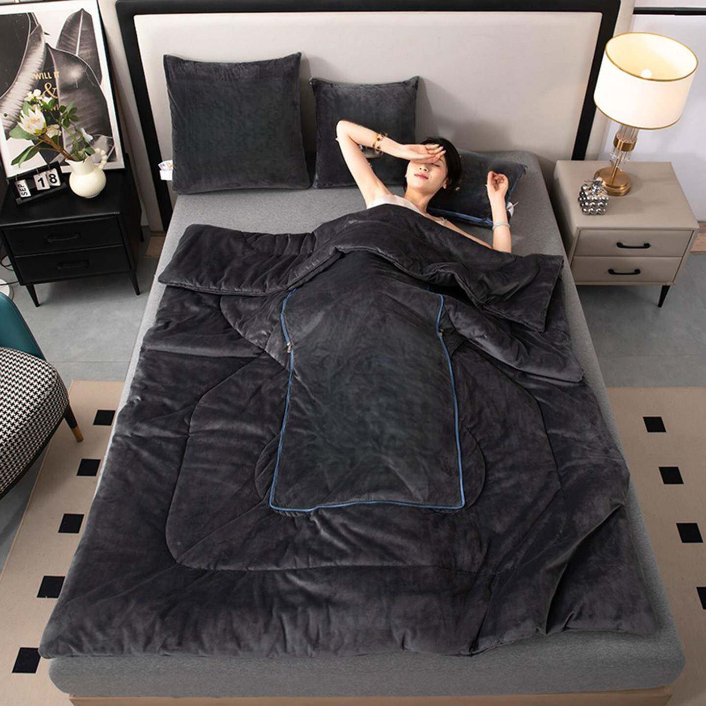 纯两用抱枕被子加厚觉加绒高档车上靠垫WR-J111办公沙室发睡可折