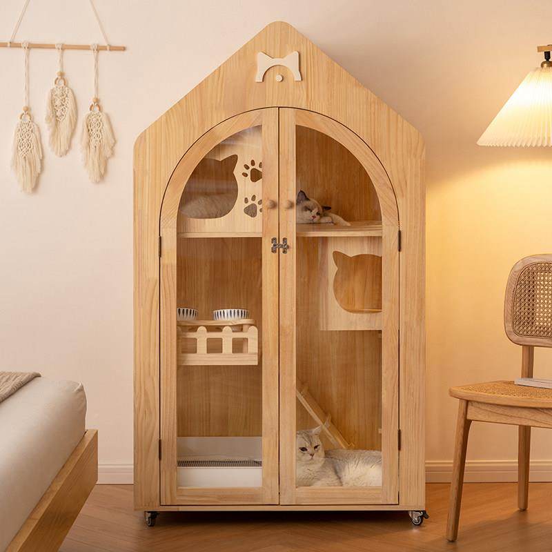 堡/猫别墅实木猫笼子超家用室内大猫城猫咪猫舍猫窝物猫宠房间猫,宠物/宠物食品及用品,猫笼子/猫别墅,淘宝优惠券,粉丝福利购,淘宝优惠卷