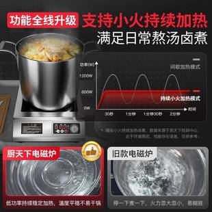 平面CTX 35DT电陶炉大功率3500店W商猛用火灶台饭店茶专用电奶磁
