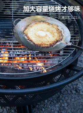 燃FXW烧器户外烤木炭烧烤烧烤家用火木盆露营式营烧火坑加热炉头