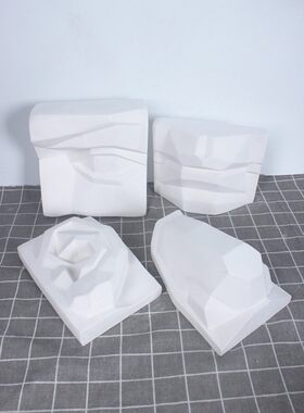 石膏五官模型切面美术用品石膏像教具五官石膏P像鼻子眼睛耳朵摆