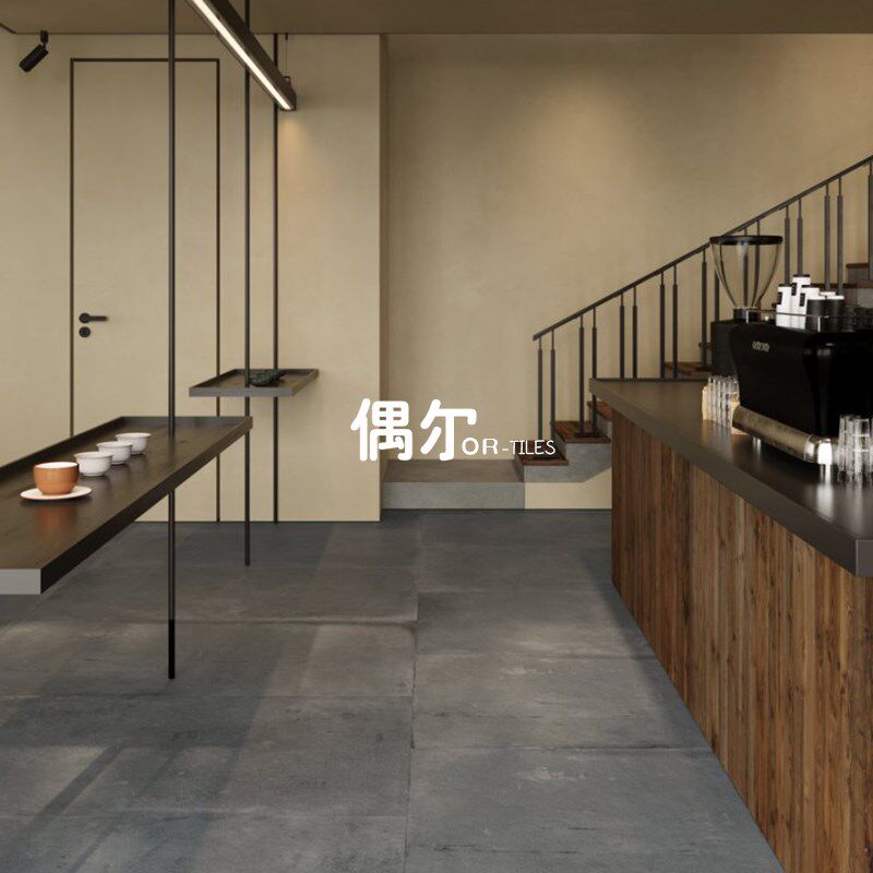 工业风做旧水泥砖i600x1200酒店民宿咖啡厅服装店餐饮连锁防滑地