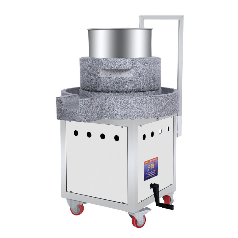云通干湿两用磨粉磨浆机电动磨米浆机肠粉石磨机自动商用摆摊蒸炉