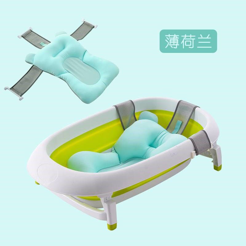 柔软婴儿洗澡新生儿防滑支架浴床浴盆可坐躺婴儿洗浴用品儿童浴盆