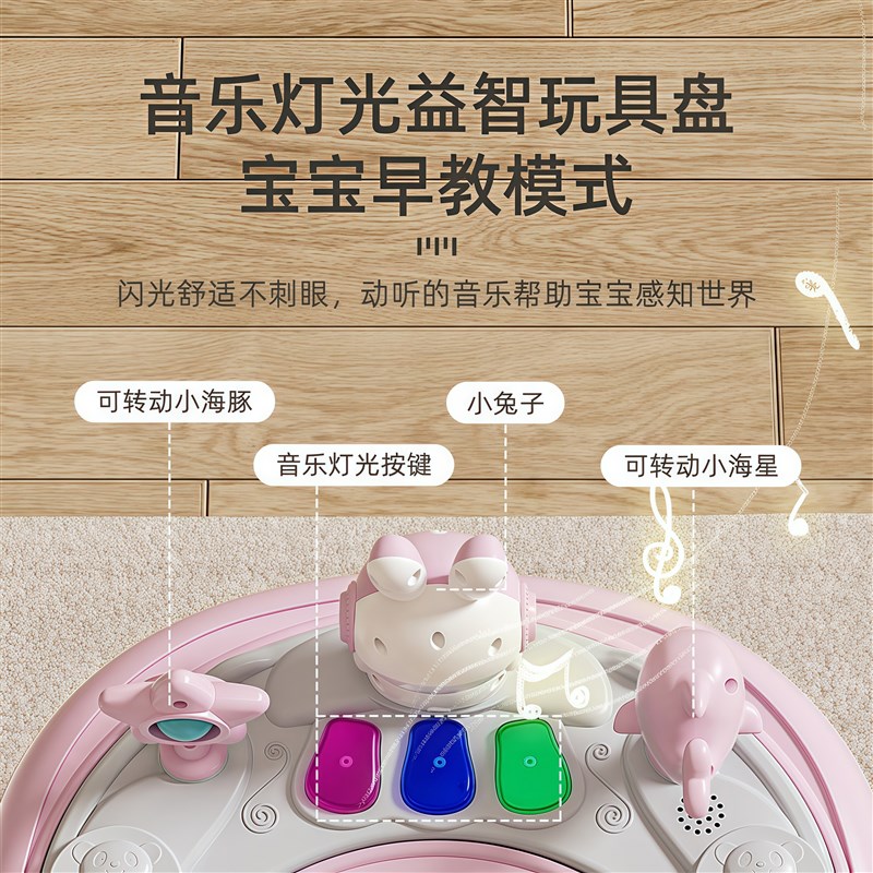 婴儿学步车防o型腿防侧翻多功能宝宝手推车可坐可推脚步车学行车