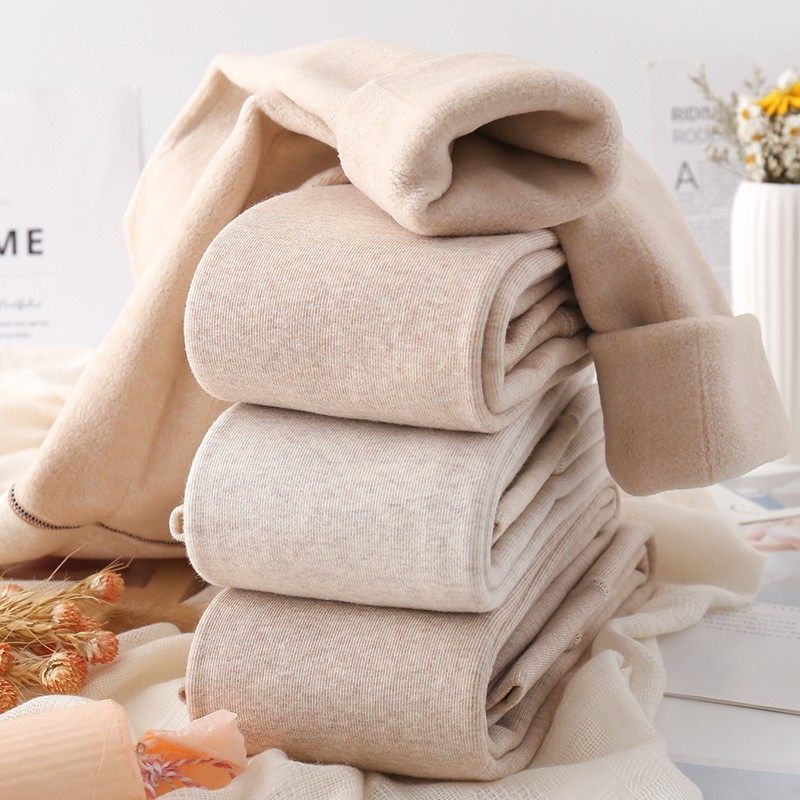 加长打底裤女高个子加绒加厚超长燕麦白连裤袜外穿保暖白色打底袜