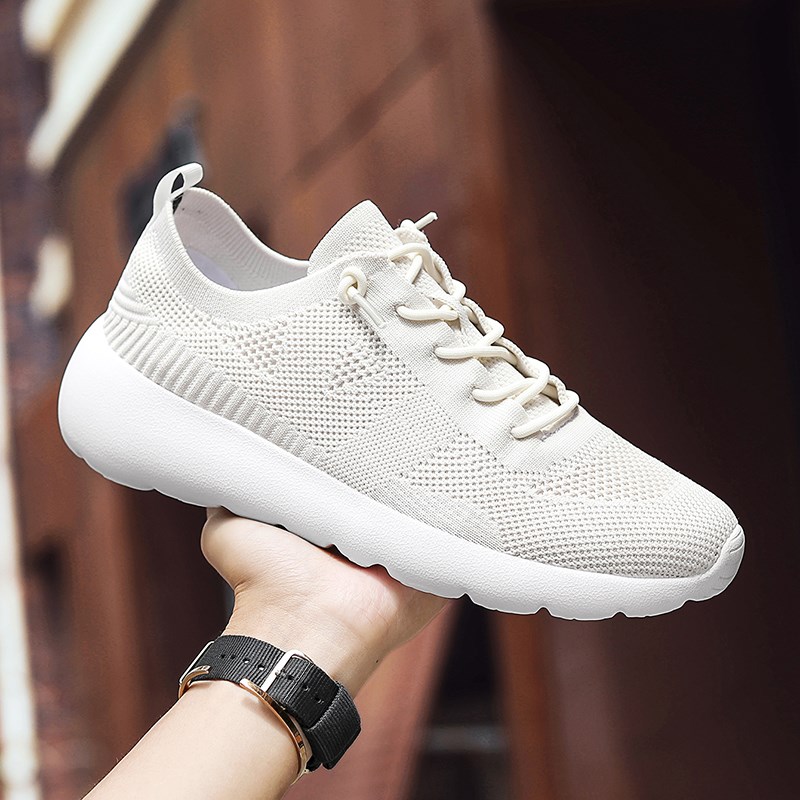 多走走路鞋duozoulu男女鞋轻氧运动休闲鞋镂空透气网面懒人鞋保暖